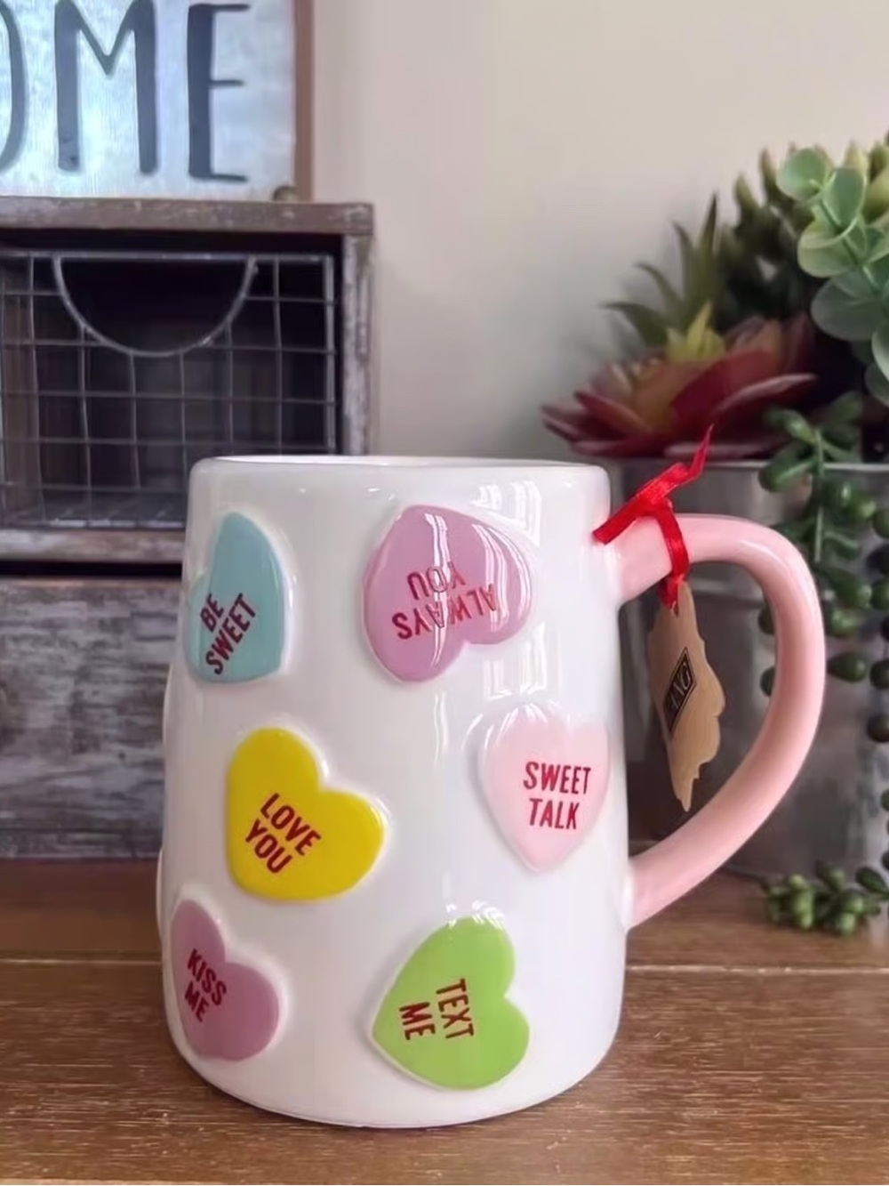 New Sweetheart Ceramic Conversation Candy Mug